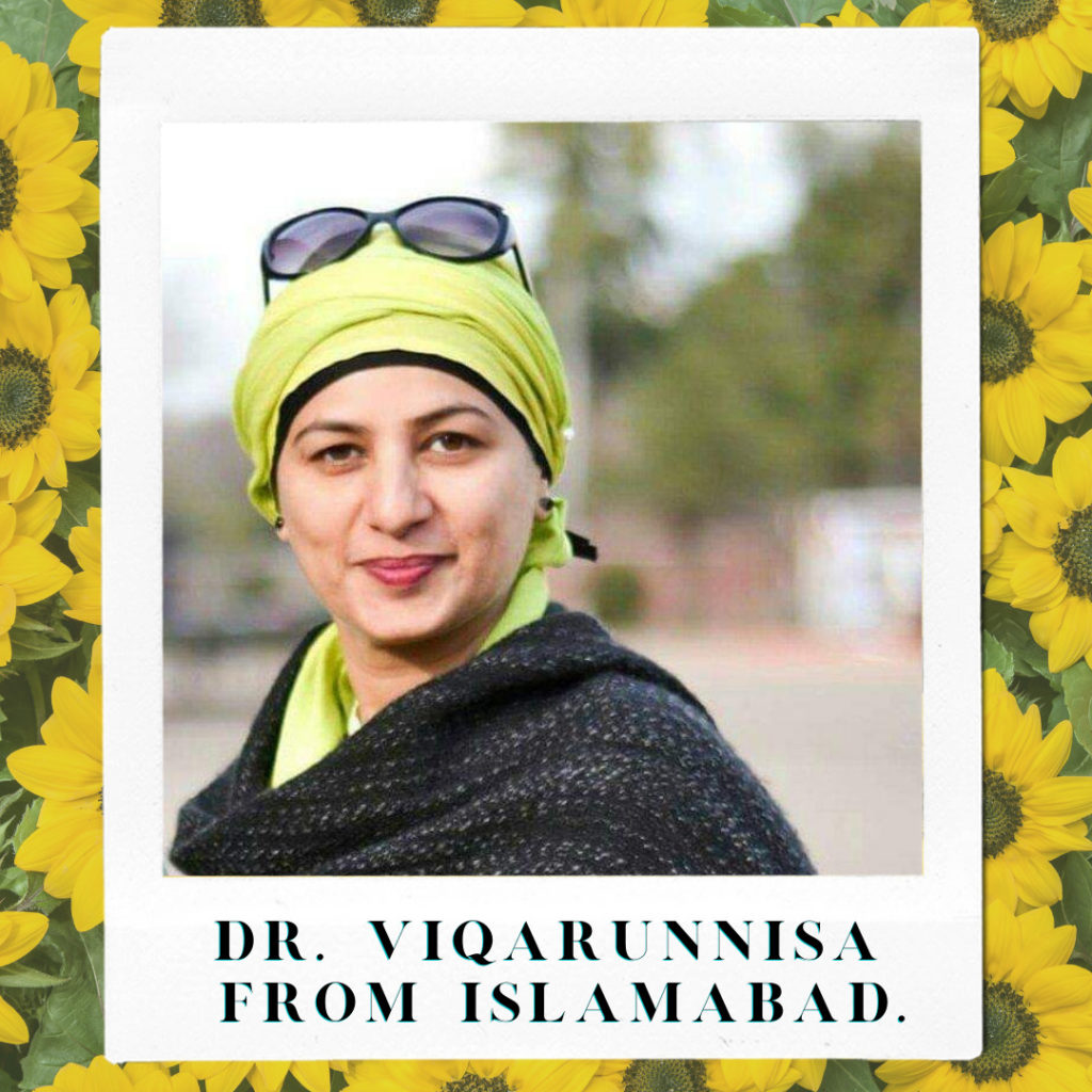 Dr. Viqarunnisa from Islamabad