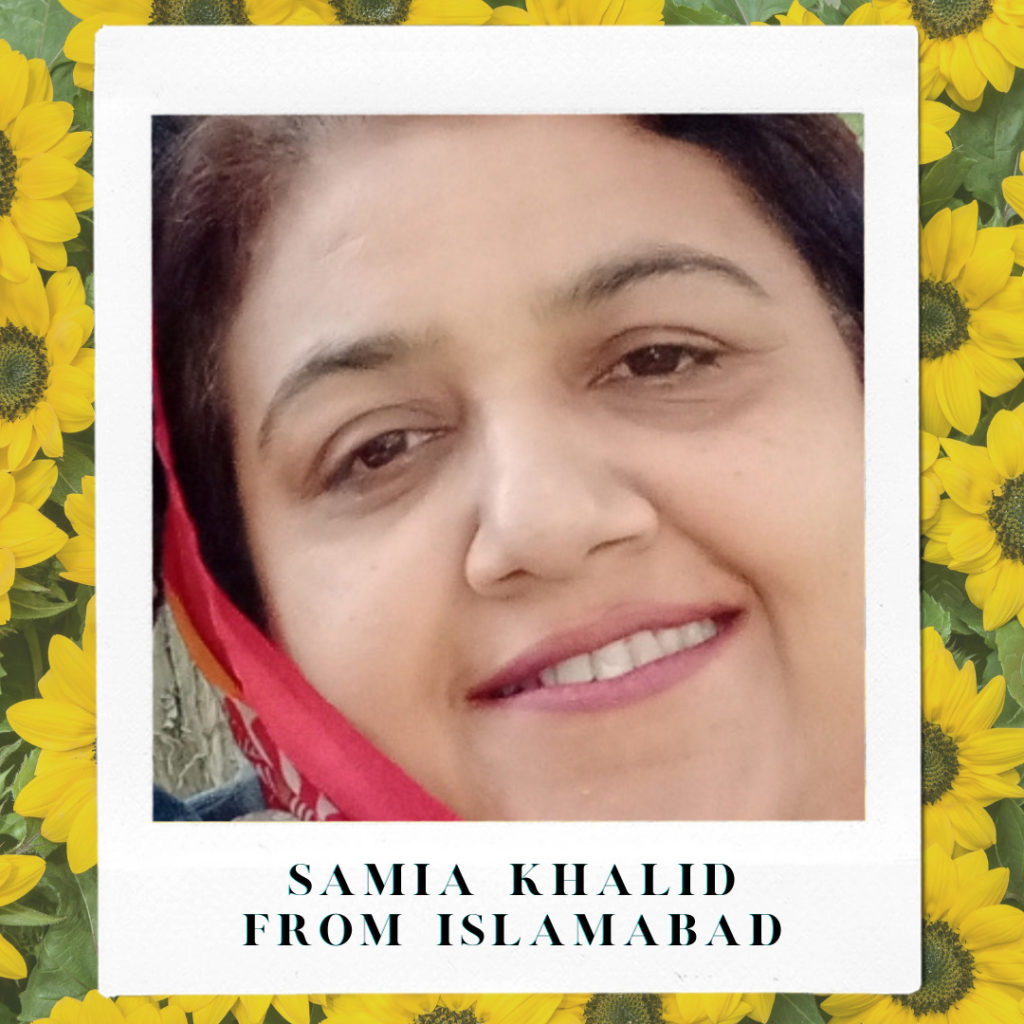 Samia Khalid from Islamabad